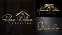 do signature real estate, realtor, and property logo design