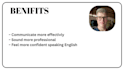 teach you presentation skills for esl speakers and help with mock presentations