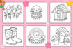 create a bold and easy coloring book for kids or adults