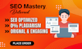 do seo article writing, blog post writing and content writing