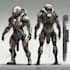 design a sci fi illustration and concept art