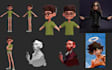 make blender 3d character or interior design modeling