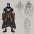 make concept art superhero character for my style