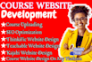 setup online course website on teachable thinkific, kajabi, udemy or wordpress