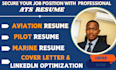 write ats optimized aviation pilot marine tech software engineering resume