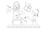 draw any photo into stencil art, line art
