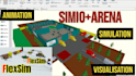do arena simulation simio simulation and flexsim simulation