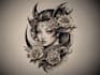 do a tattoo design in japanese style