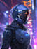 create professional sci fi character and book cover illustration