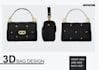 do any 3d bag design, travel bag, backpack design