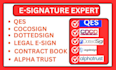 create qes cocosign dottedsign legal esign global sign contract book alpha trust
