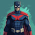 create a unique superhero cartoon character