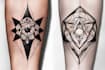 create unique custom geometric tattoo design