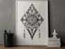 draw dotwork illustration for tattoo design