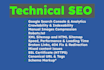 fix semrush, search console, ahref, moz, technical seo audit errors or issues