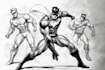 draw superhero action comic