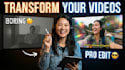do professional short video editing