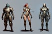 draw fantasy scifi custom characters and concept