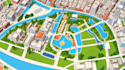 create vector map, city map, site map, event map in illustration