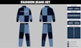 design 2d custom clothing tracksuit sweatsuit mockups
