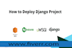 deploy python website on any server or vps