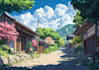 draw anime background, visual novel, landscape, environment concept art