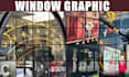 make creative and trendy shopfront, window graphics design, store front design