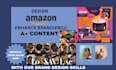 design amazon ebc, custom amazon a plus content, infographic and product listing