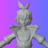 create anime style 3d character for game and animation