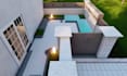 do landscape backyard design ,front yard ,pool and patio