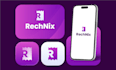 design modern app icon logo