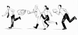 draw simple black and white illustration