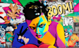 create unique street art graffiti collage
