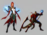 draw fantasy scifi custom characters and concept