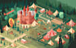 design vector maps, event maps, fantasy festival maps