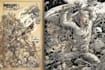 draw a comic book, page and book cover