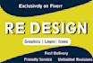 professional redesign of graphics