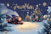 create christmas card, greeting card, and invitation cards
