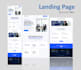 build a high converting saas landing page and startup website