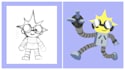 model your 2d character in 3d