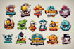 design an awesome cartoon logo design