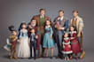 draw disney family portrait illustration