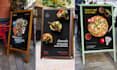 design custom made restaurant, food poster design in 24 hour
