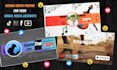 design attractive social media posts, banners and ads