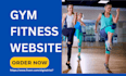 design gym fitness website for personal trainer fitness yoga dropshipping store