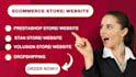 design ecommerce store on prestashop, stan store, shopify website