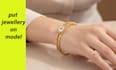 professionally put jewelry on model in photoshop