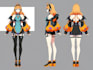 draw anime character design or reference