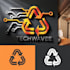 do simple, modern, and custom 3d business logo design expert