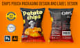design food packaging design pouch label design